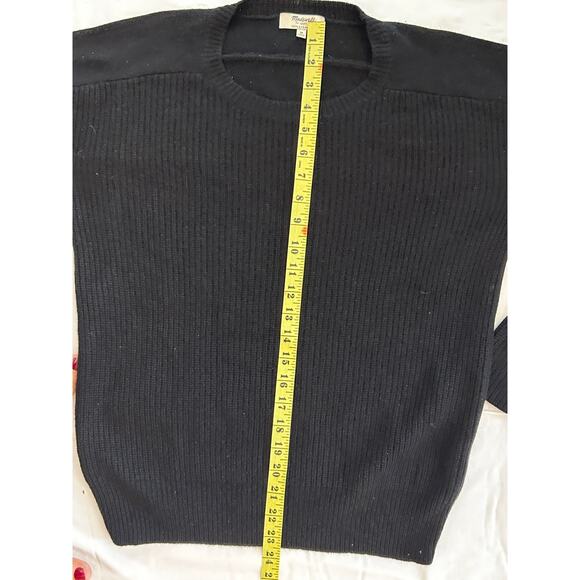 Madewell Black Crew Neck Sweater - Picture 6 of 7